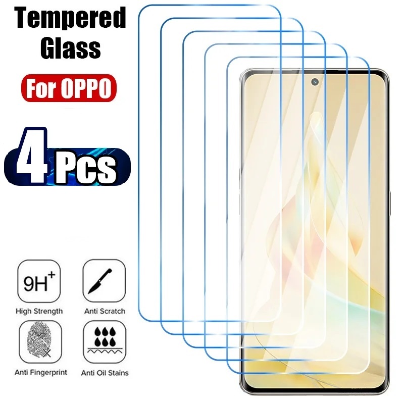 Oppo A78 - 4 шт. закаленное стекло для Oppo