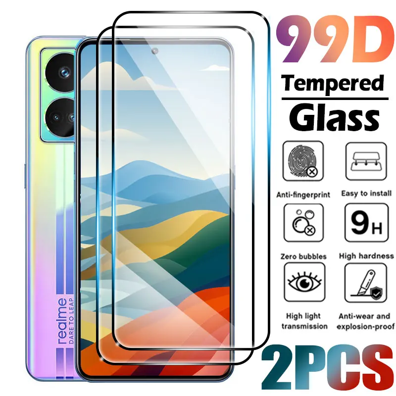 Realme C67 - 2 шт. закаленного стекла для Realme