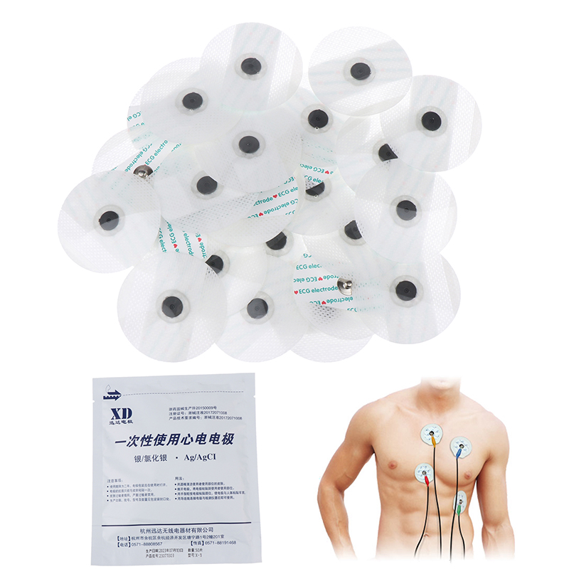 Ecg Patch Monitor - 50 шт./пакет, электродный пластырь, медицинские одноразовые
