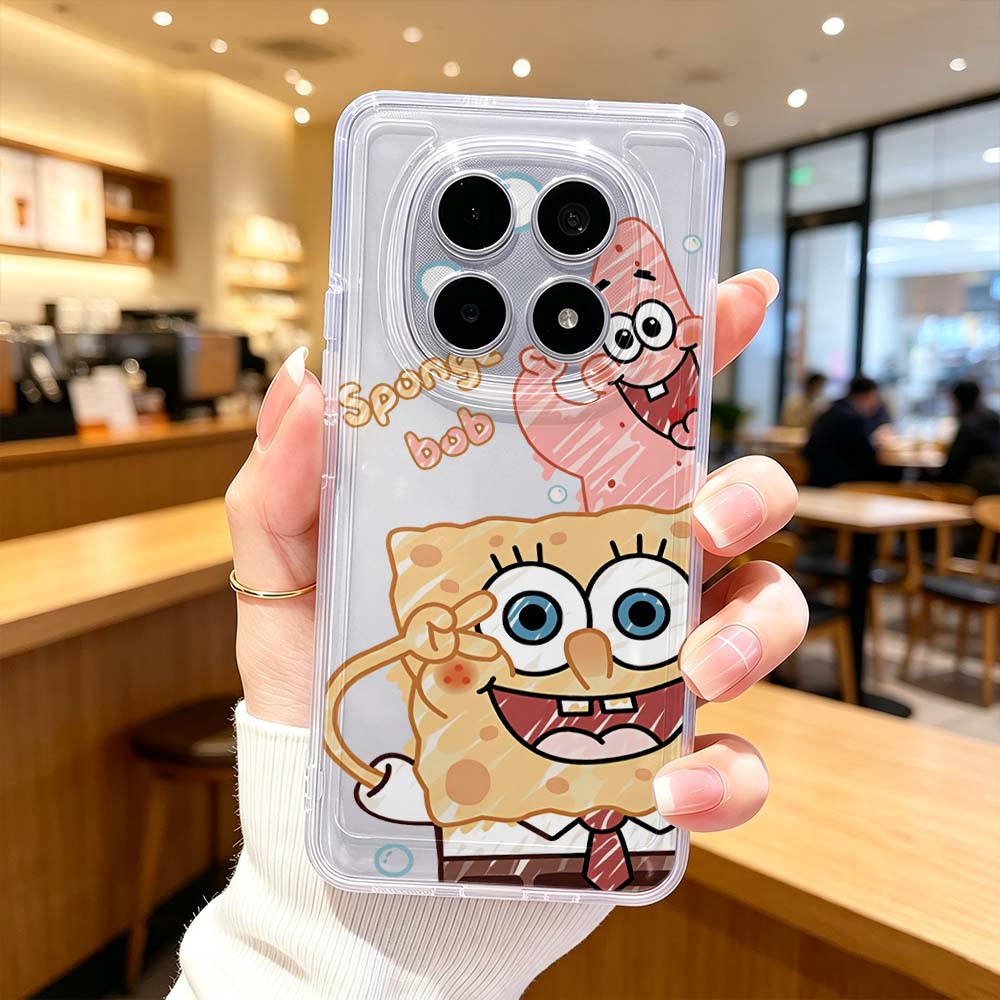 Xiaomi Poco X6 - Мультяшный милый чехол с Спанч Бобом