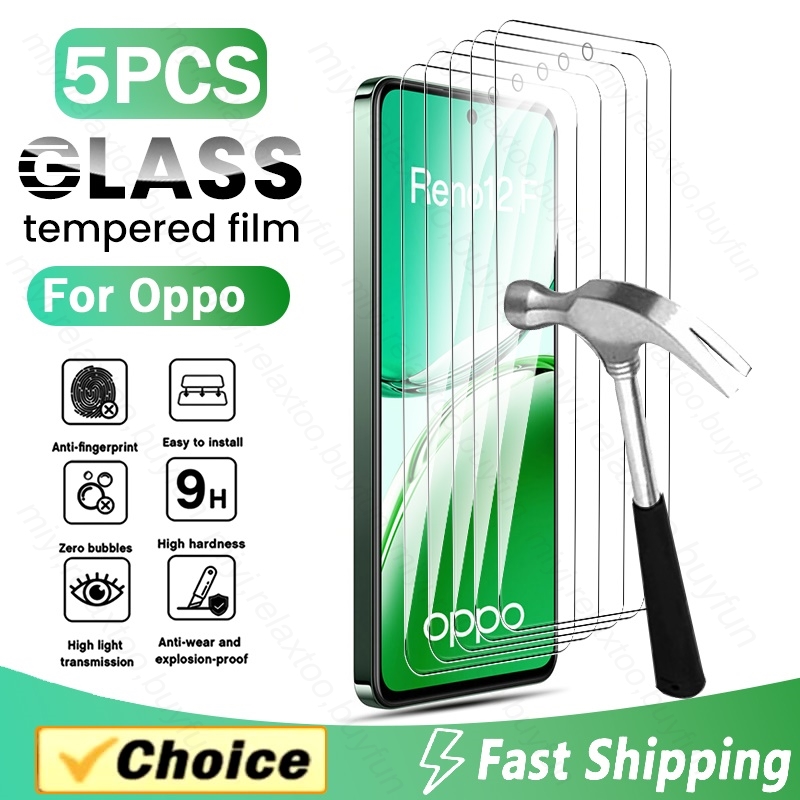 Oppo Reno 12 - 5 шт. 100% оригинальное защитное стекло
