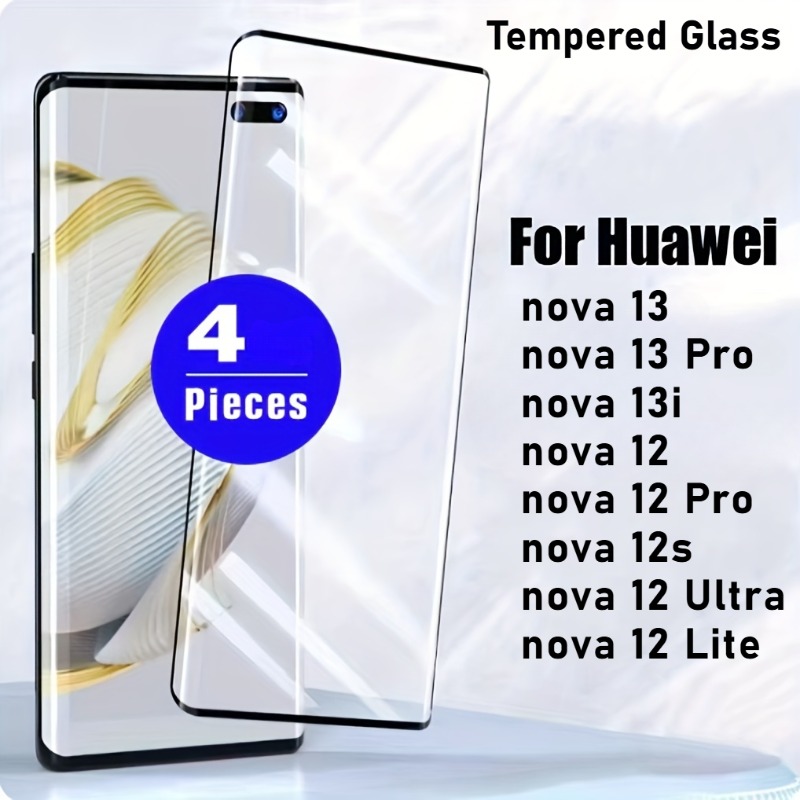 Huawei Nova 12 - 4 упаковки закаленного стекла твердостью 9H