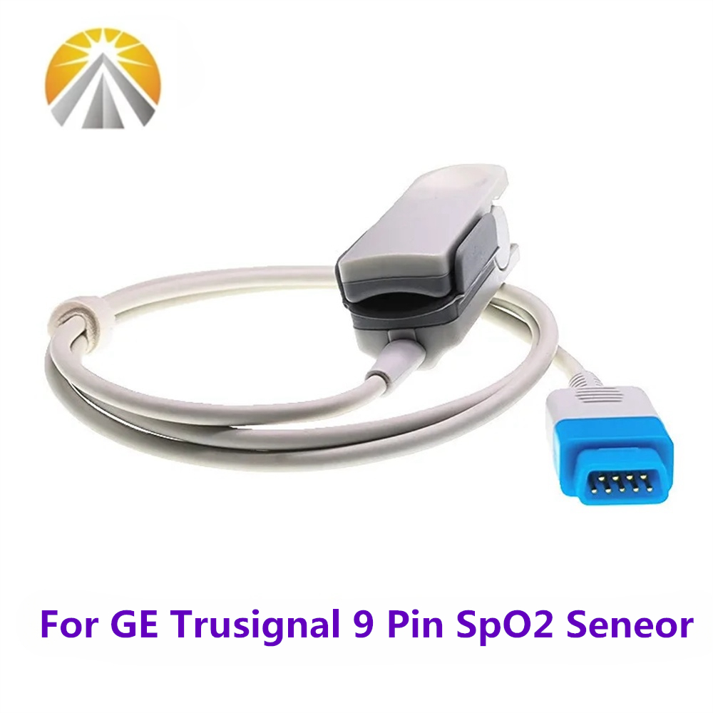 Breath Rate Monitor - Датчик SpO2 9-контактный для пульсоксиметров GE