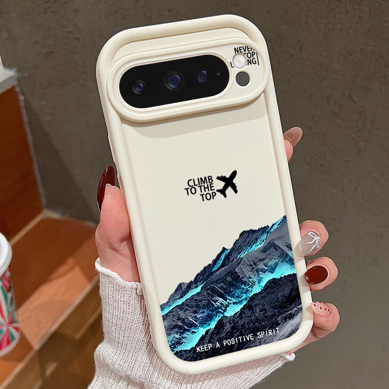 Google Pixel 9 Pro - Чехол для телефона с узором «Снежная
