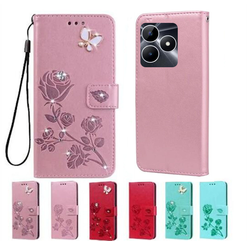 Realme Note 50 - Винтажный кожаный чехол для Realme Note