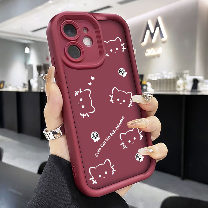 Модный чехол с милым котом для – обзор и цена Realme Note 50
